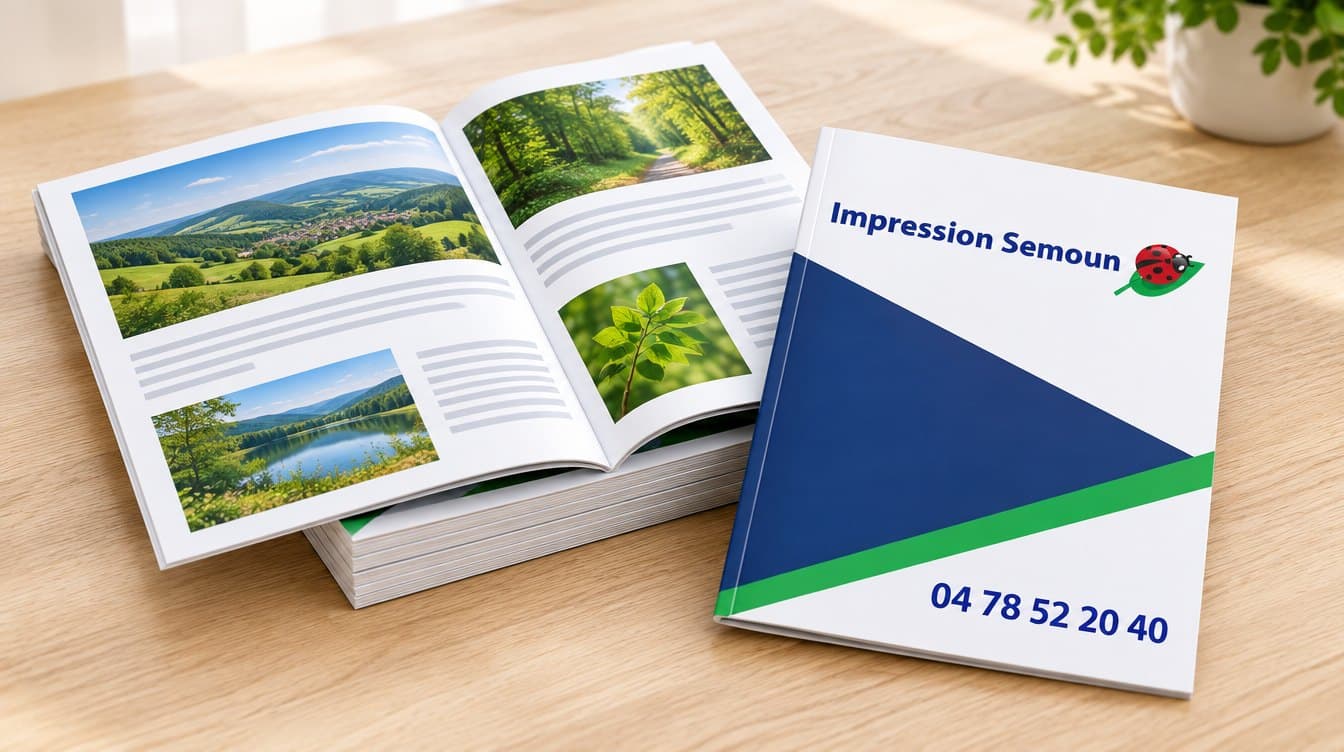 Brochures imprimés par Impression Semoun à Villeurbanne