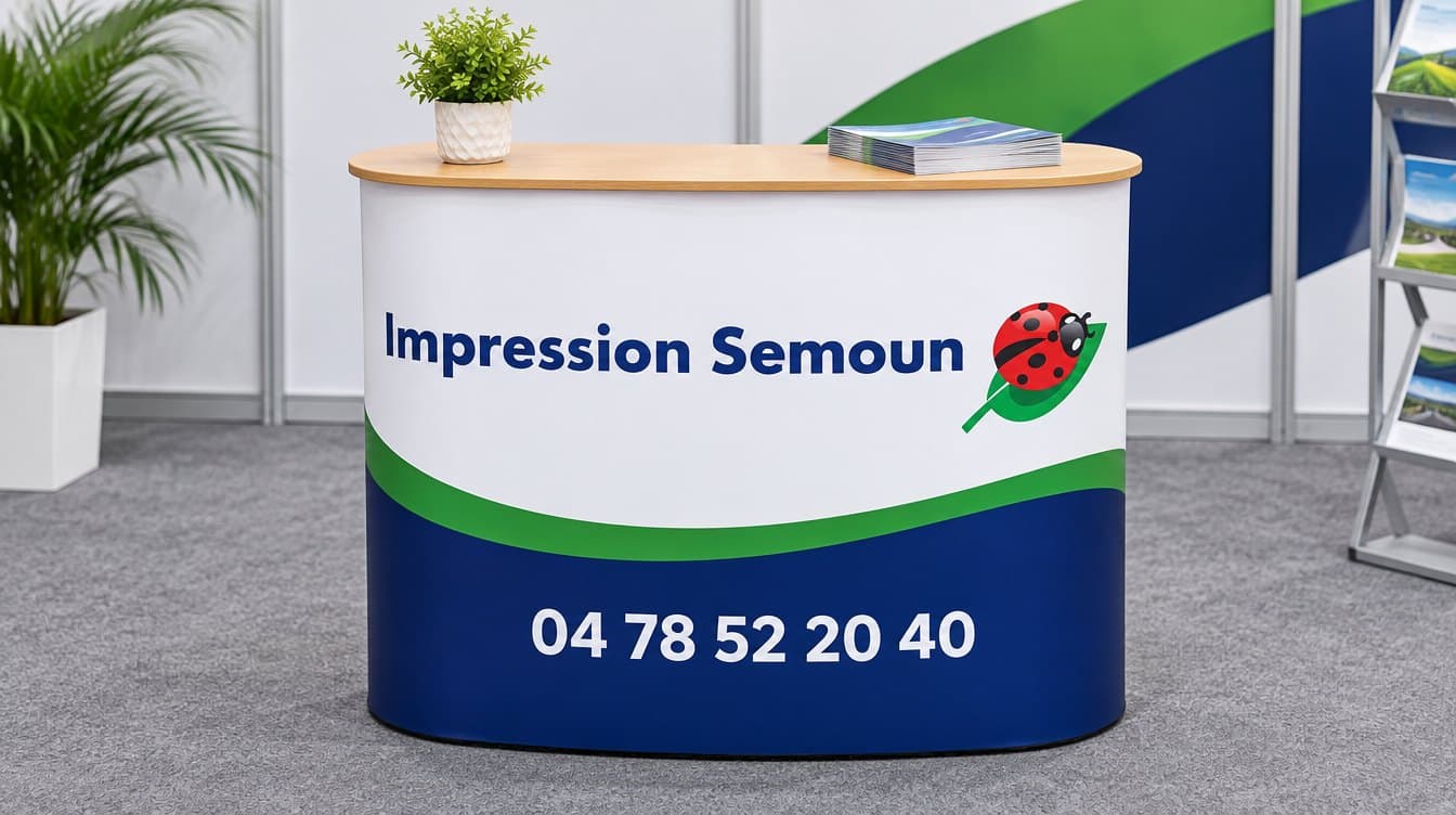 Comptoirs imprimés par Impression Semoun à Villeurbanne