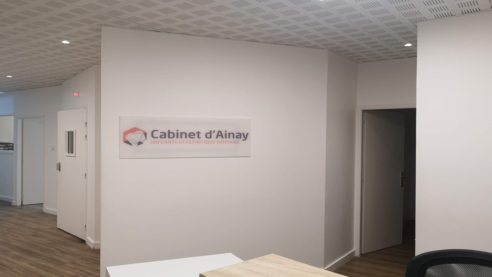 Enseigne intérieure cabinet