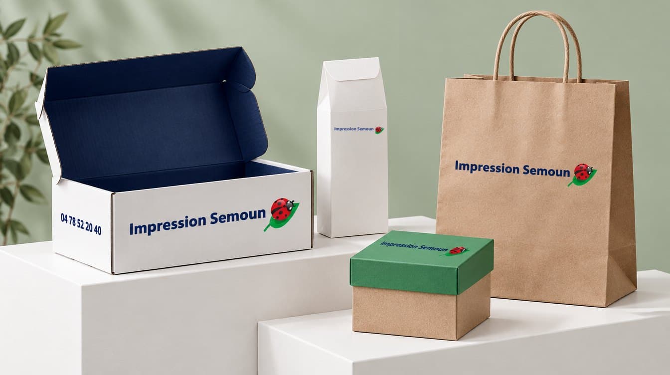 Packaging imprimés par Impression Semoun à Villeurbanne