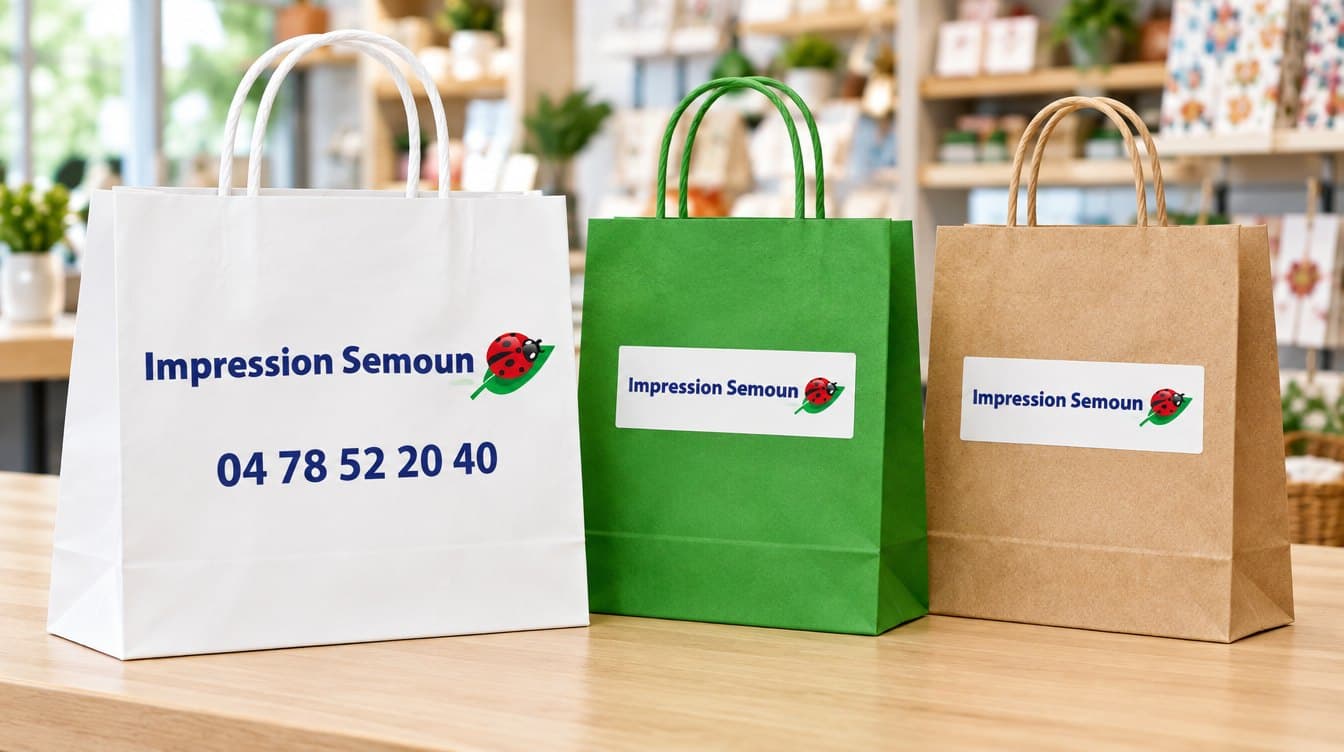 Sacs personnalisés imprimés par Impression Semoun à Villeurbanne